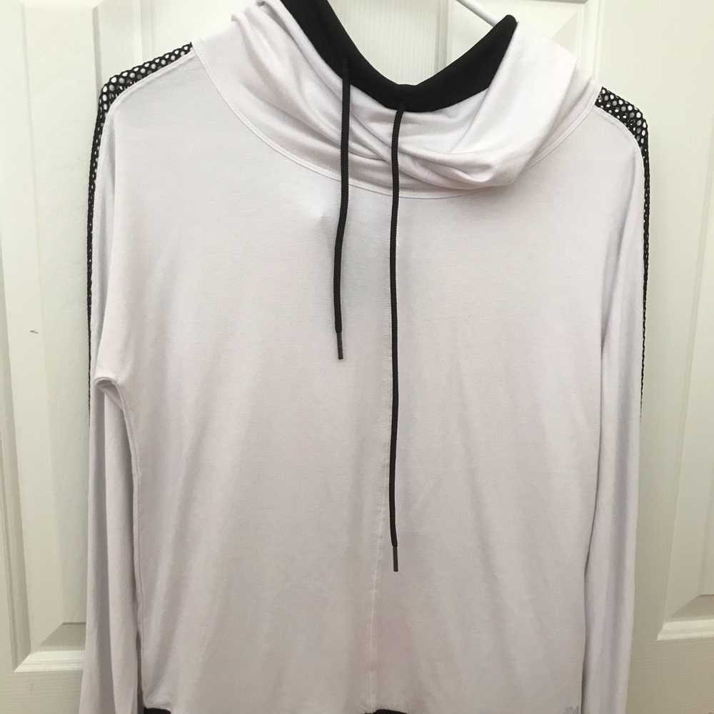 Black and White Fitness Hoodie